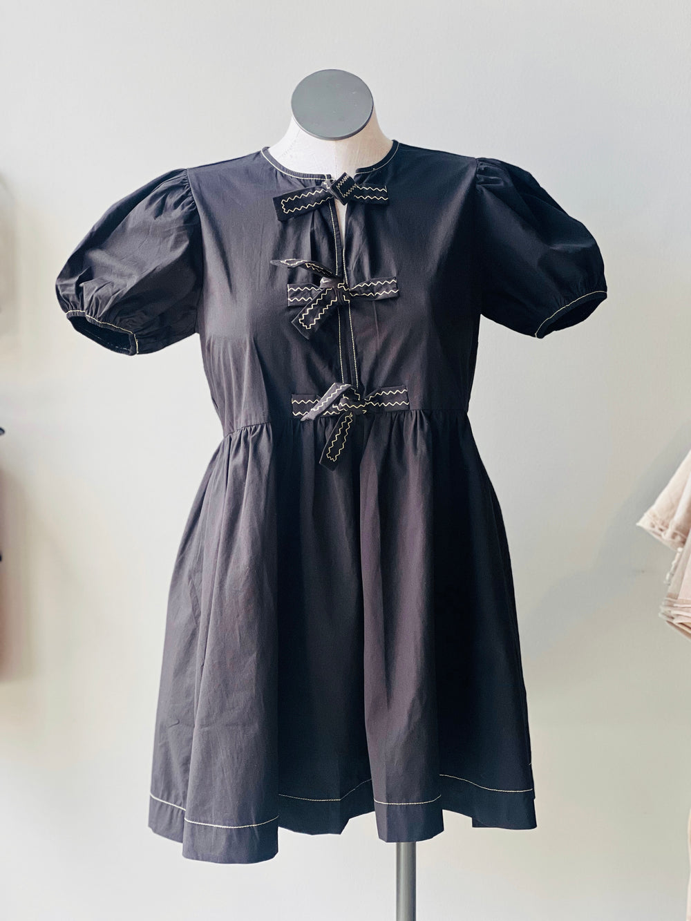 Front Tie Babydoll Dress