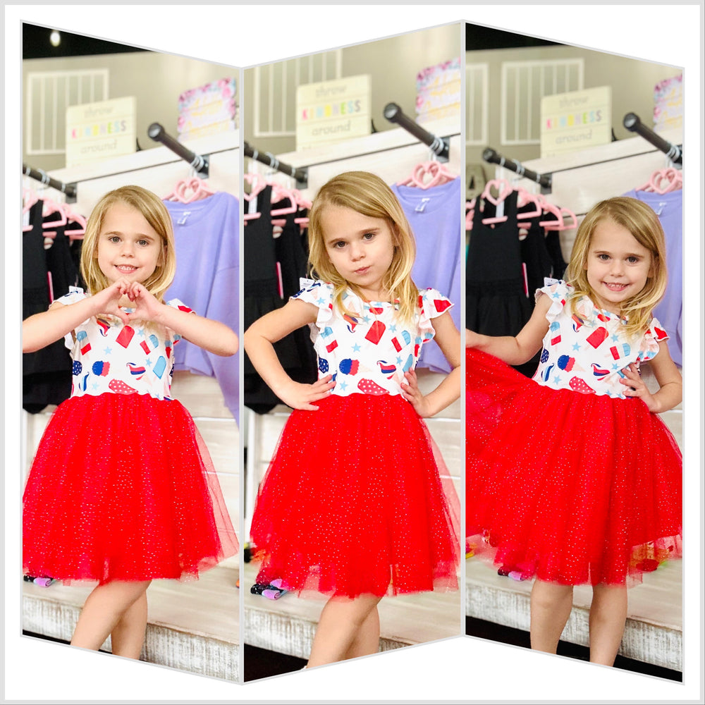 Little Girls Patriotic Tutu Dress