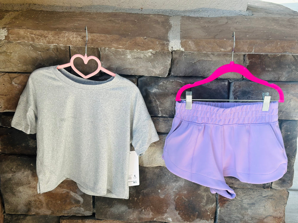 Little Girls Boxy T-Shirt Set