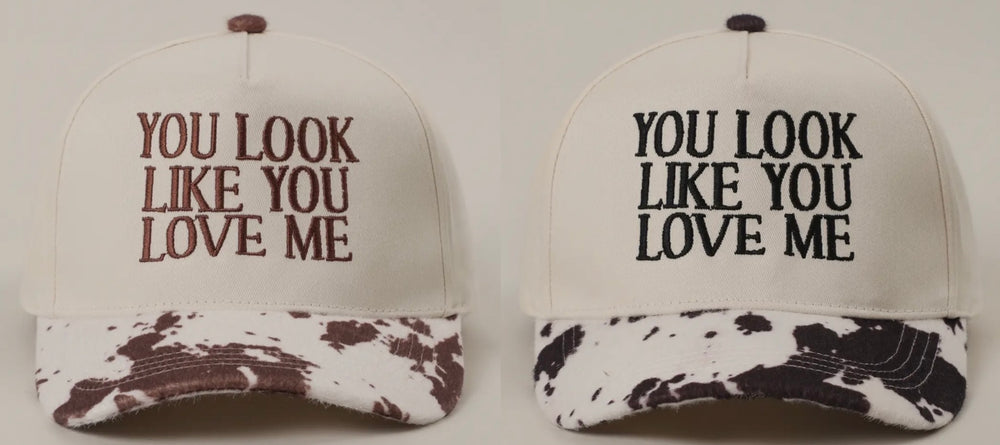 You Look Like You Love Me Animal Print Hat