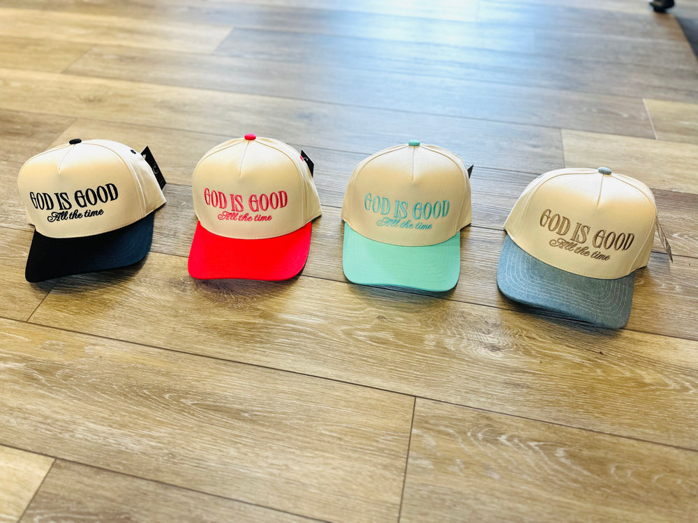 God is Good Embroidered Hat