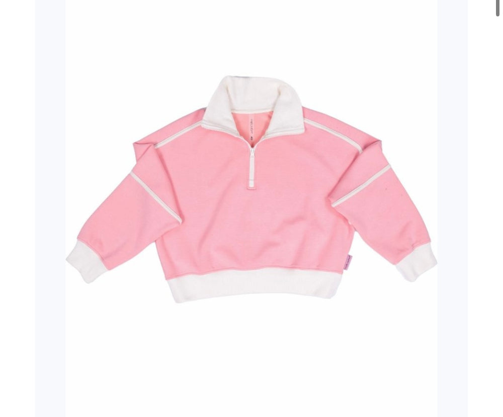 Simply Southern Pink Quarter Zip