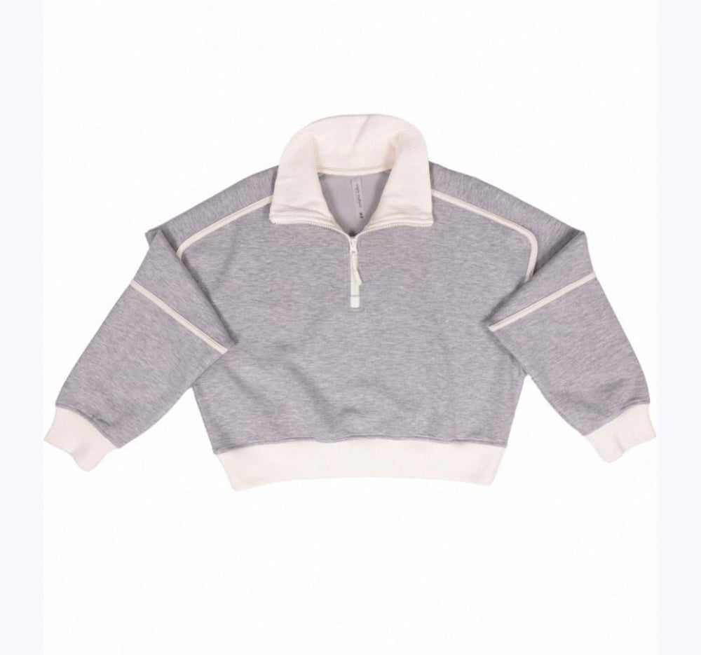 Simply Southern Gray Quarter Zip