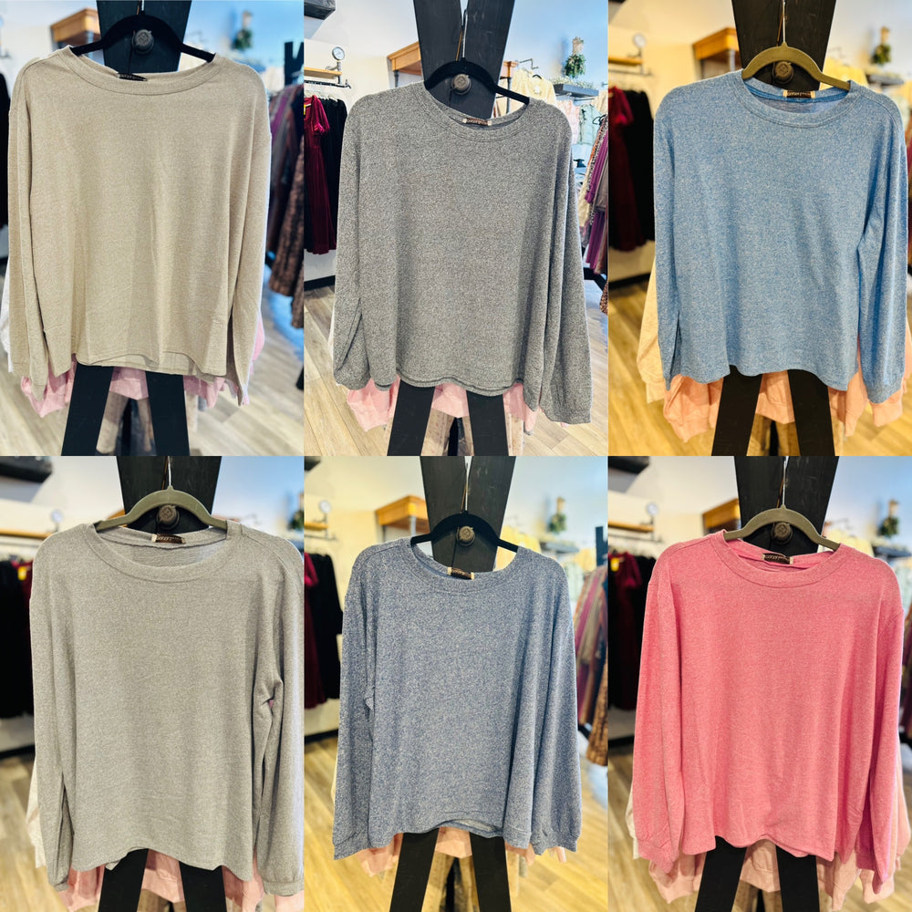 Door Buster ~ Curvy Super Soft Long Sleeve Top