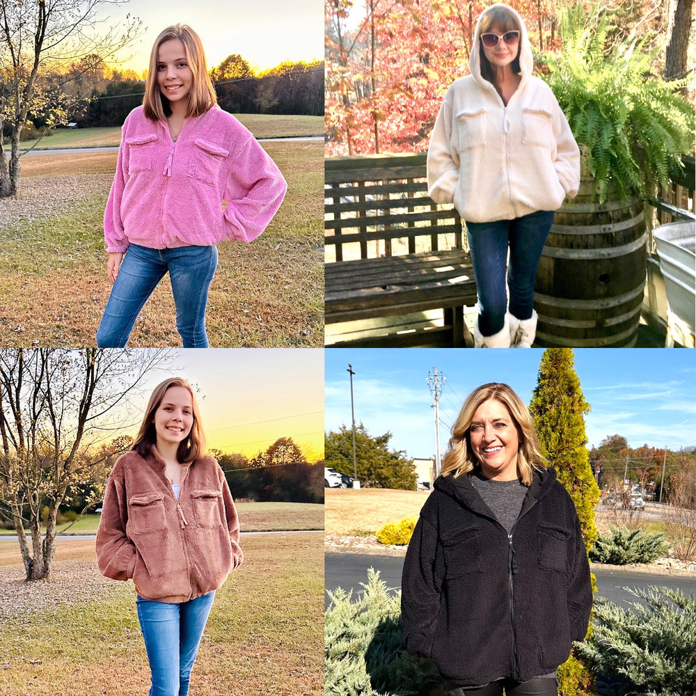 Door Buster ~ Sherpa Solid Jacket