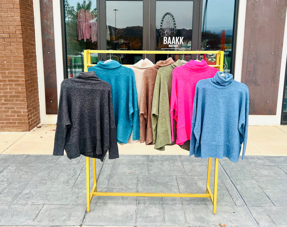 Door Buster ~ Hacci Turtleneck Sweater