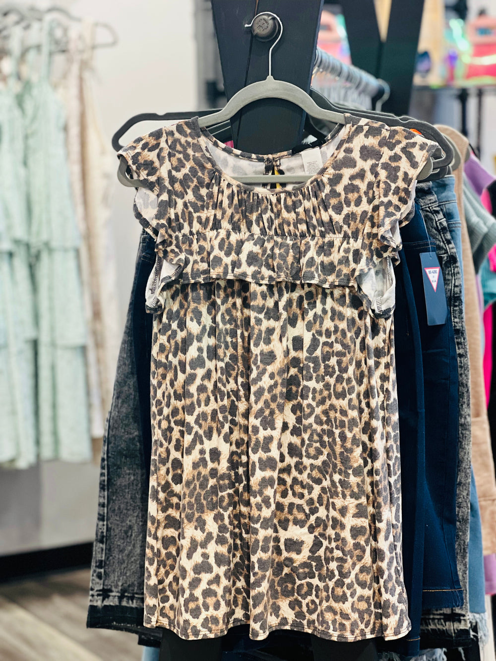 Leopard Animal Print Top