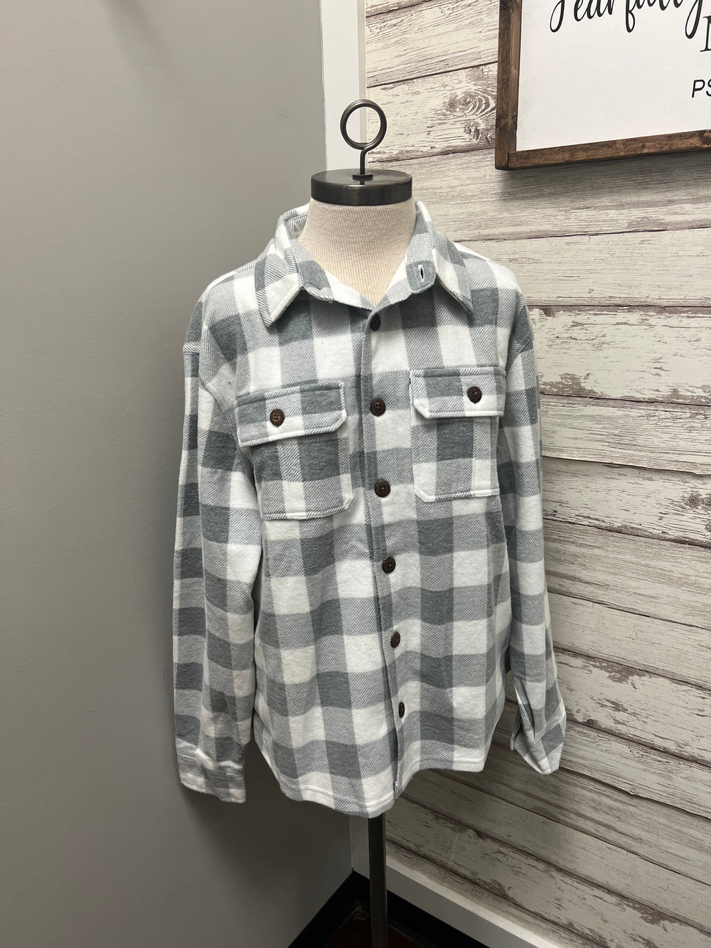 Simply Southern Plaid Shacket