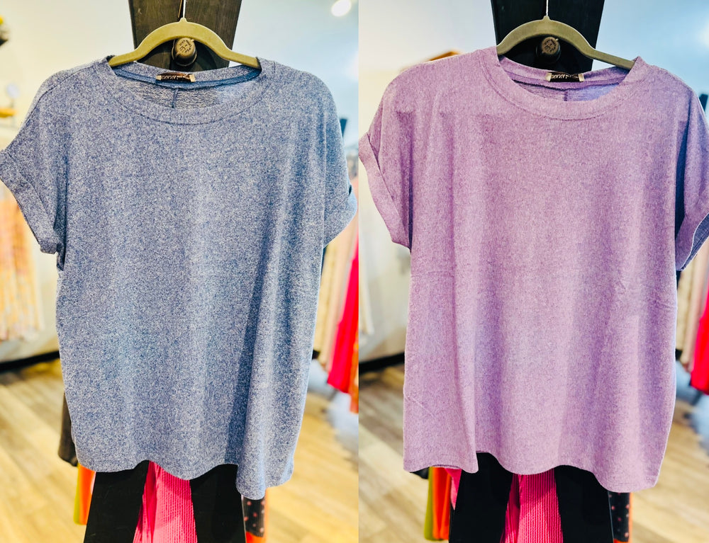 Soft Fabric Short Sleeve Top