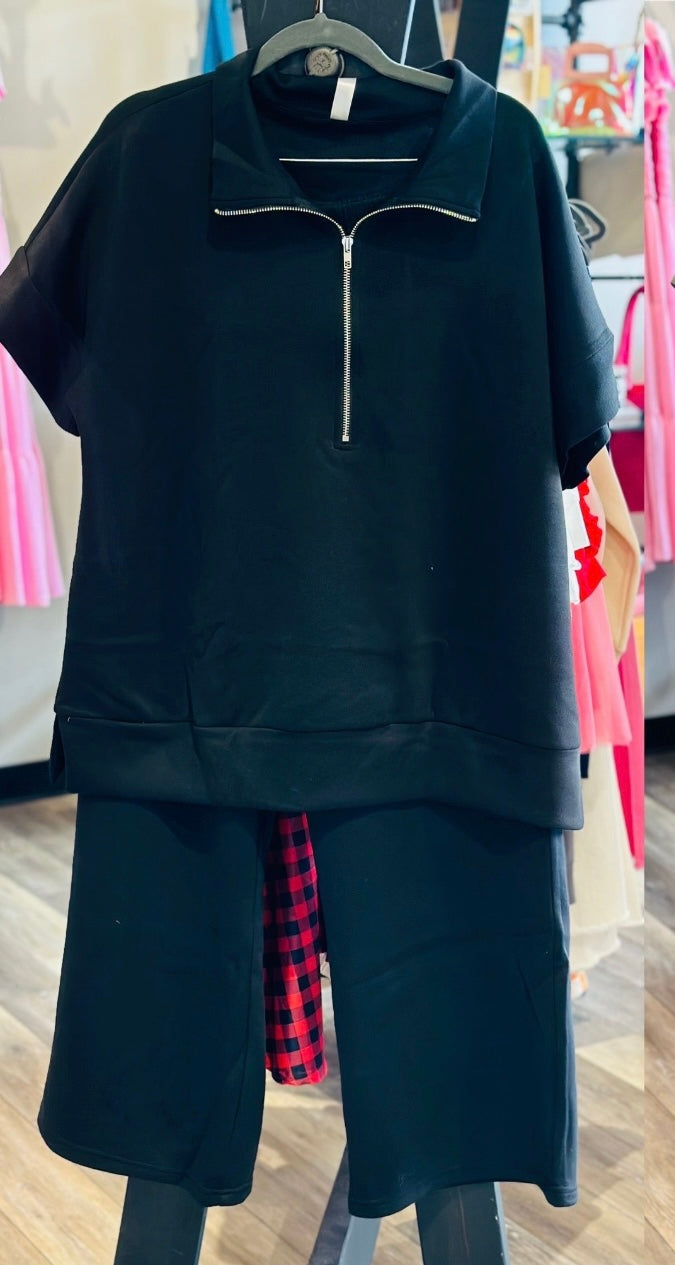 Curvy ~ Quarter Zip Modal Fabric Set