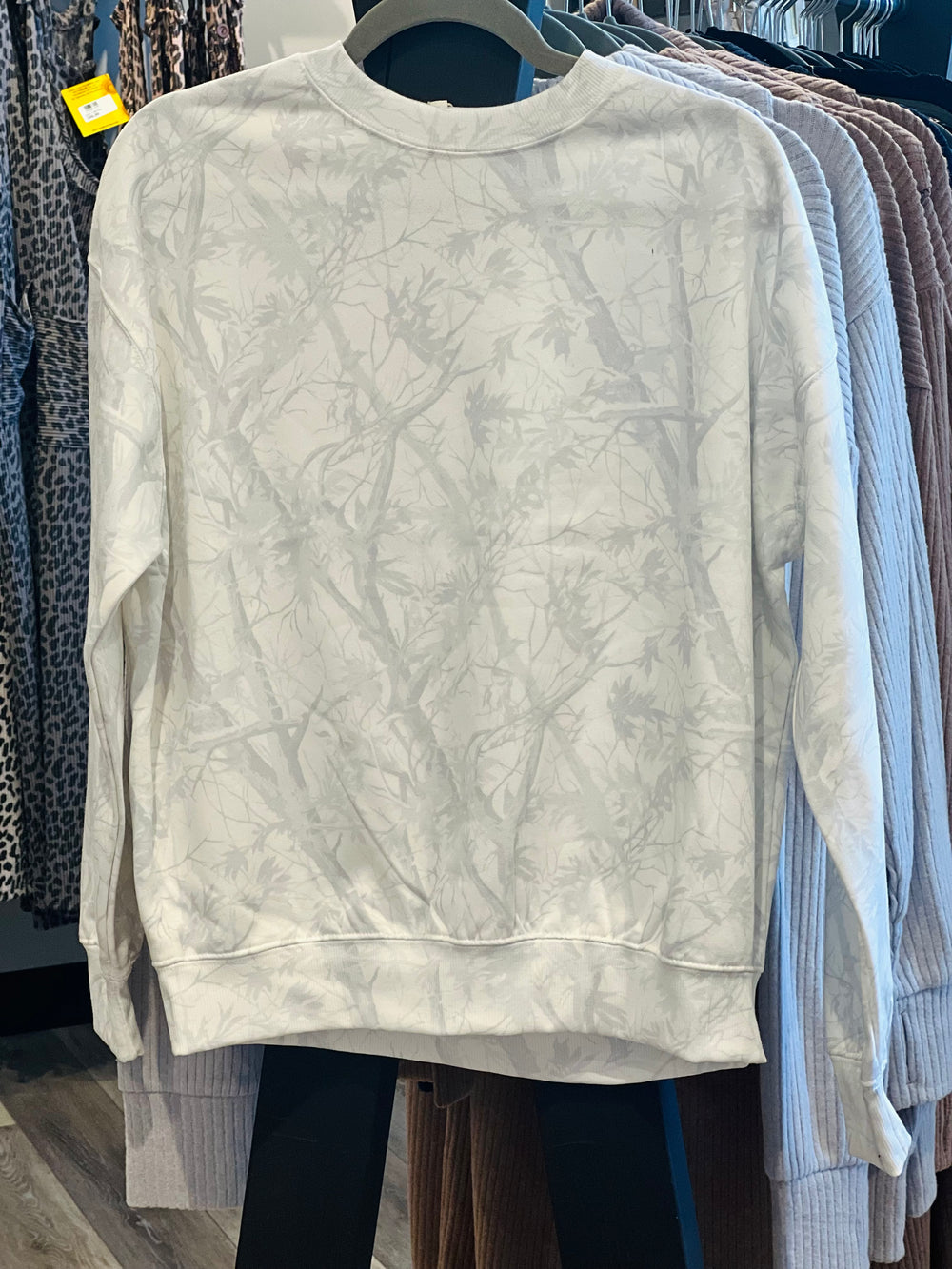 White Camo Sweatshirt