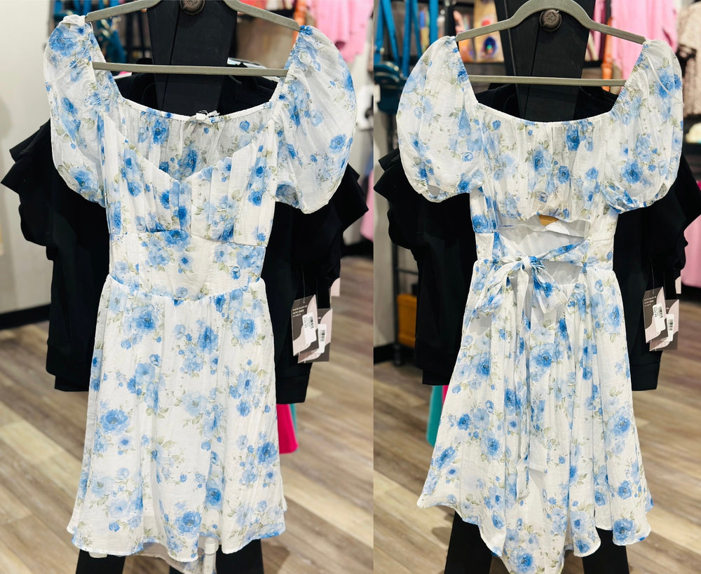 Floral Tie Back Dress