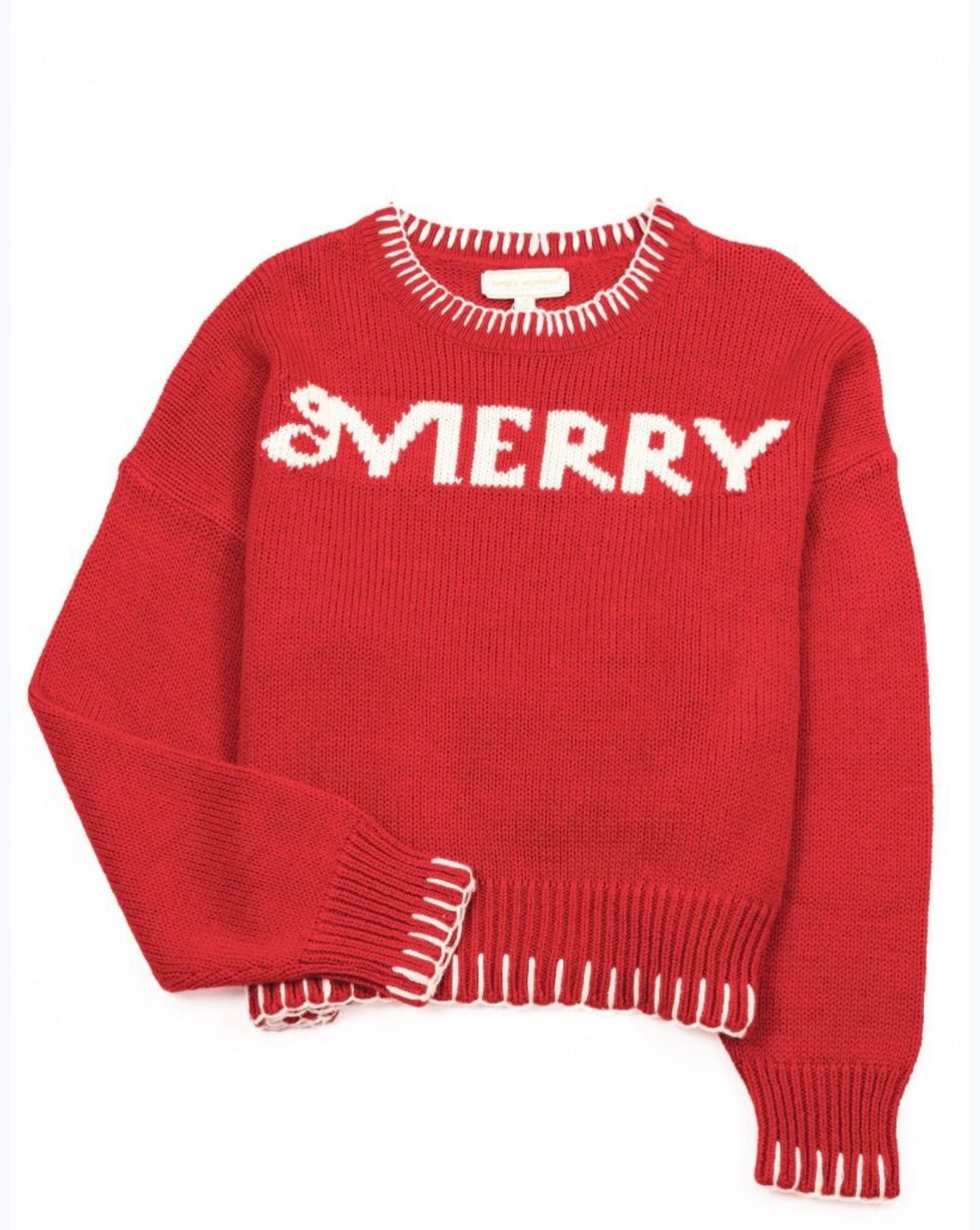 Simply Southern Merry Sweater