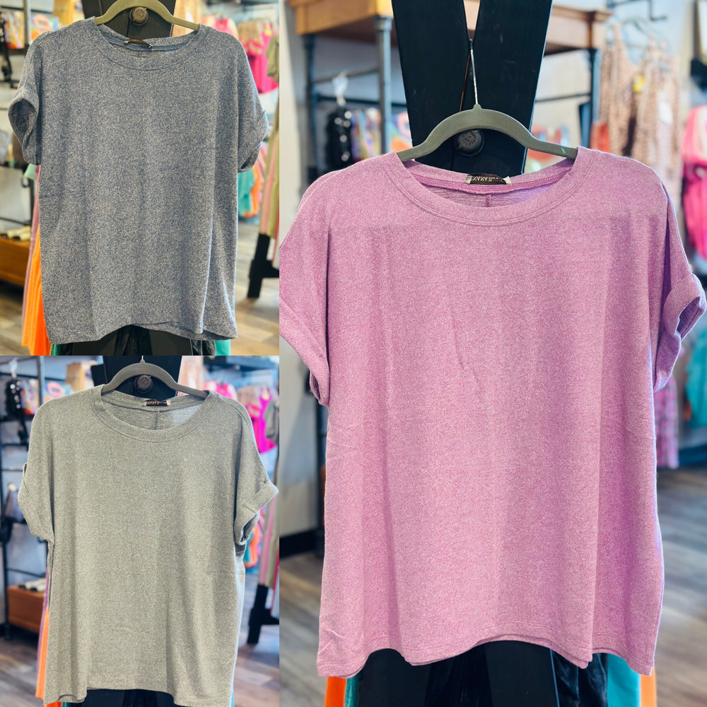 Soft Fabric Short Sleeve Top