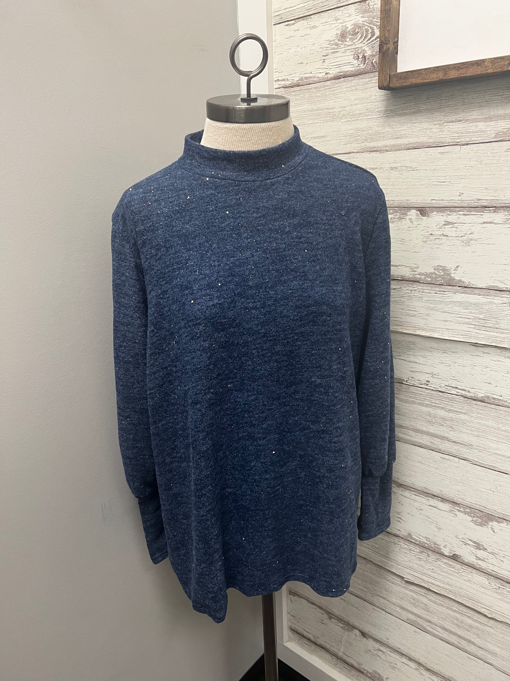Curvy ~ Navy Dolman Top