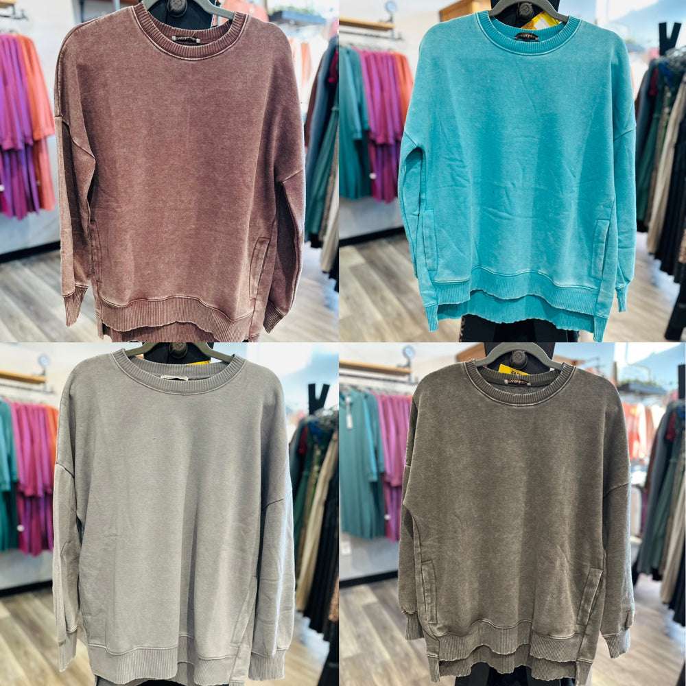 Acid Wash Sweatshirts