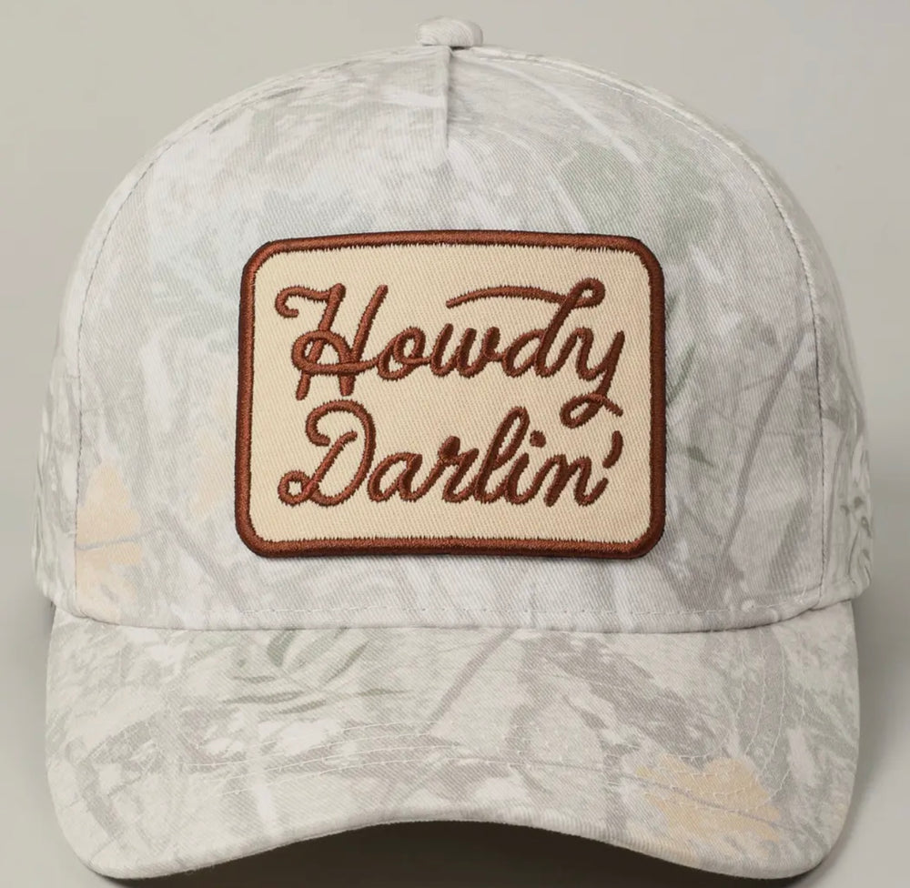 Howdy Darlin Camo Hat