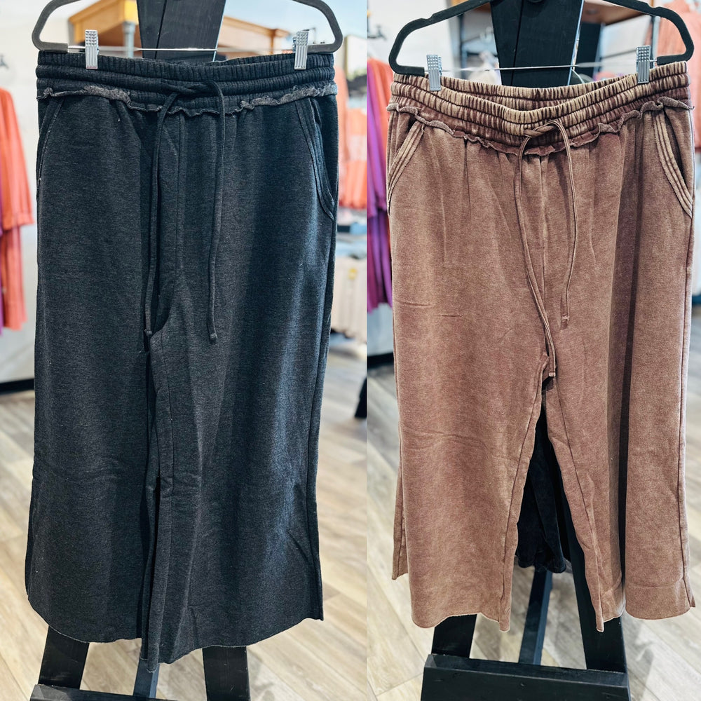 Curvy ~ Fleece Flare Sweatpants
