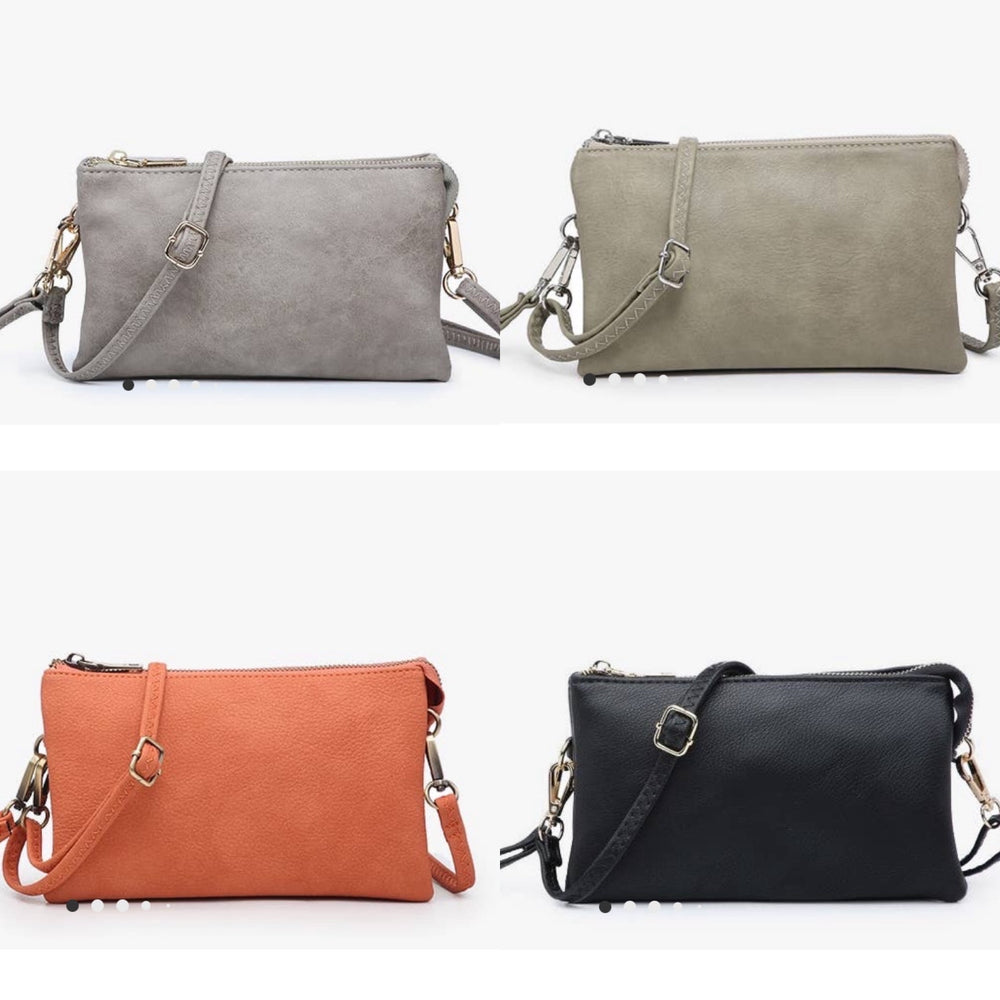 Solid Crossbody/Wristlet