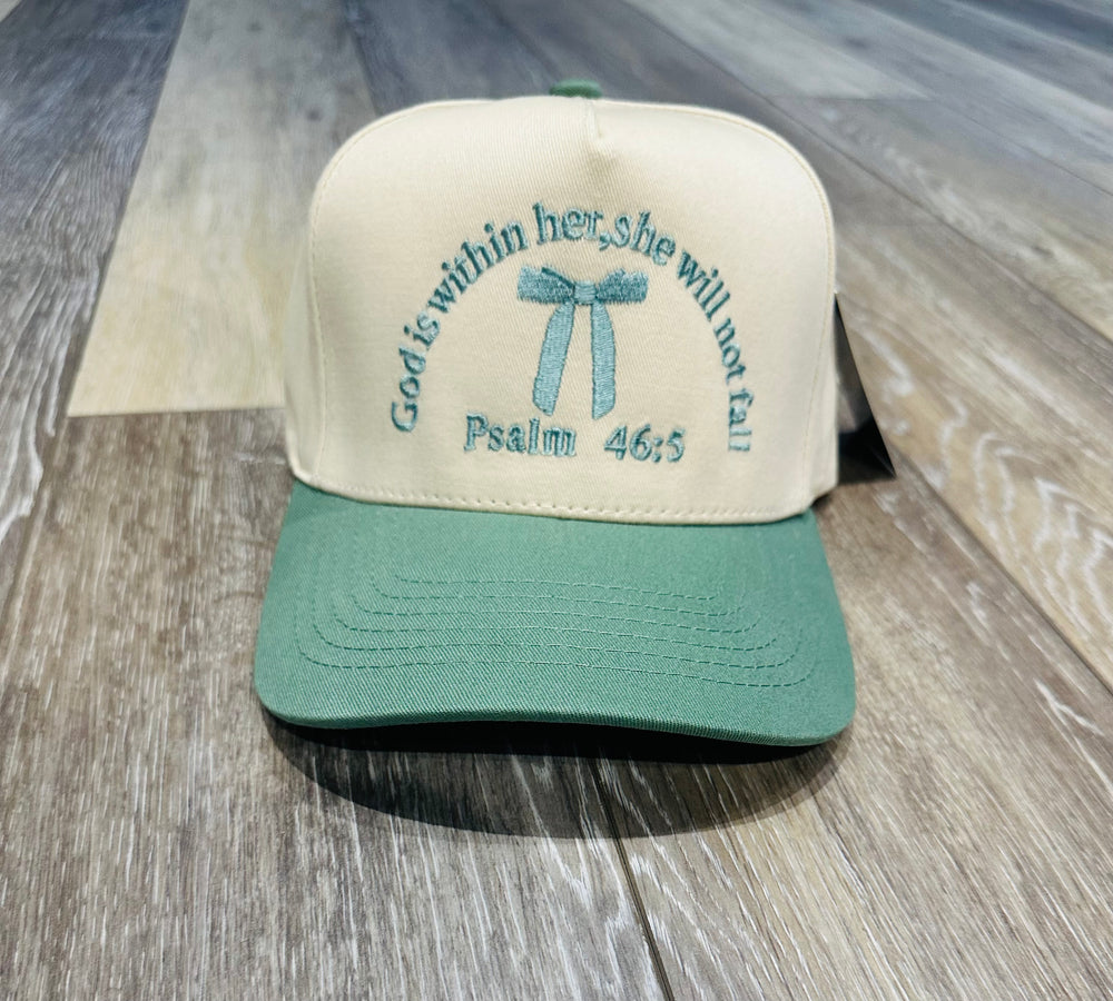 Psalm 46:5 Embroidered Hat