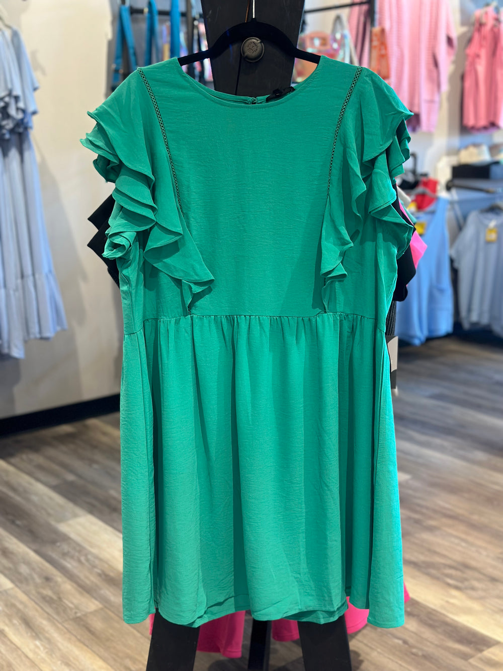 Curvy ~ Flutter Sleeve Sundress