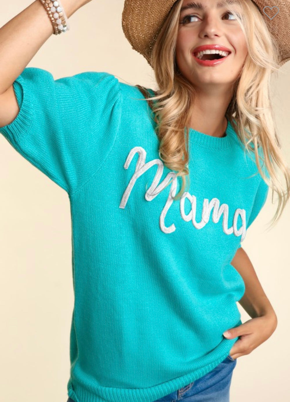 Mama Short Sleeve Sweater