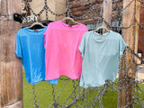 Soft Hacci Short Sleeve Top