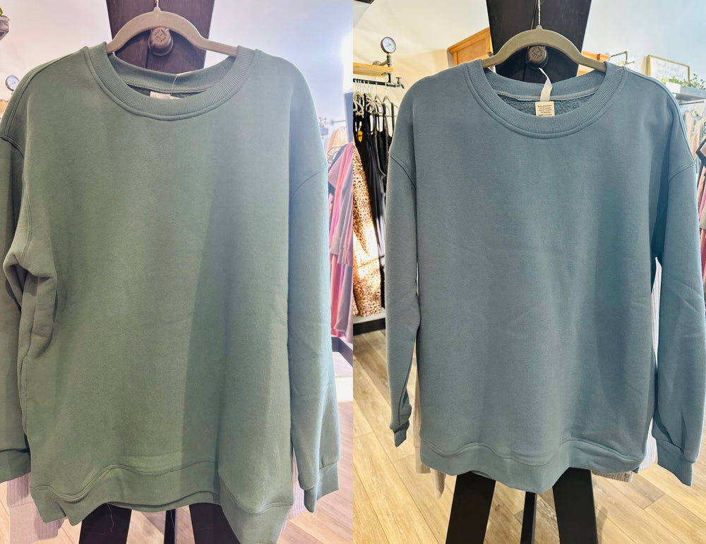 Fleece Oversized Sweatshirts