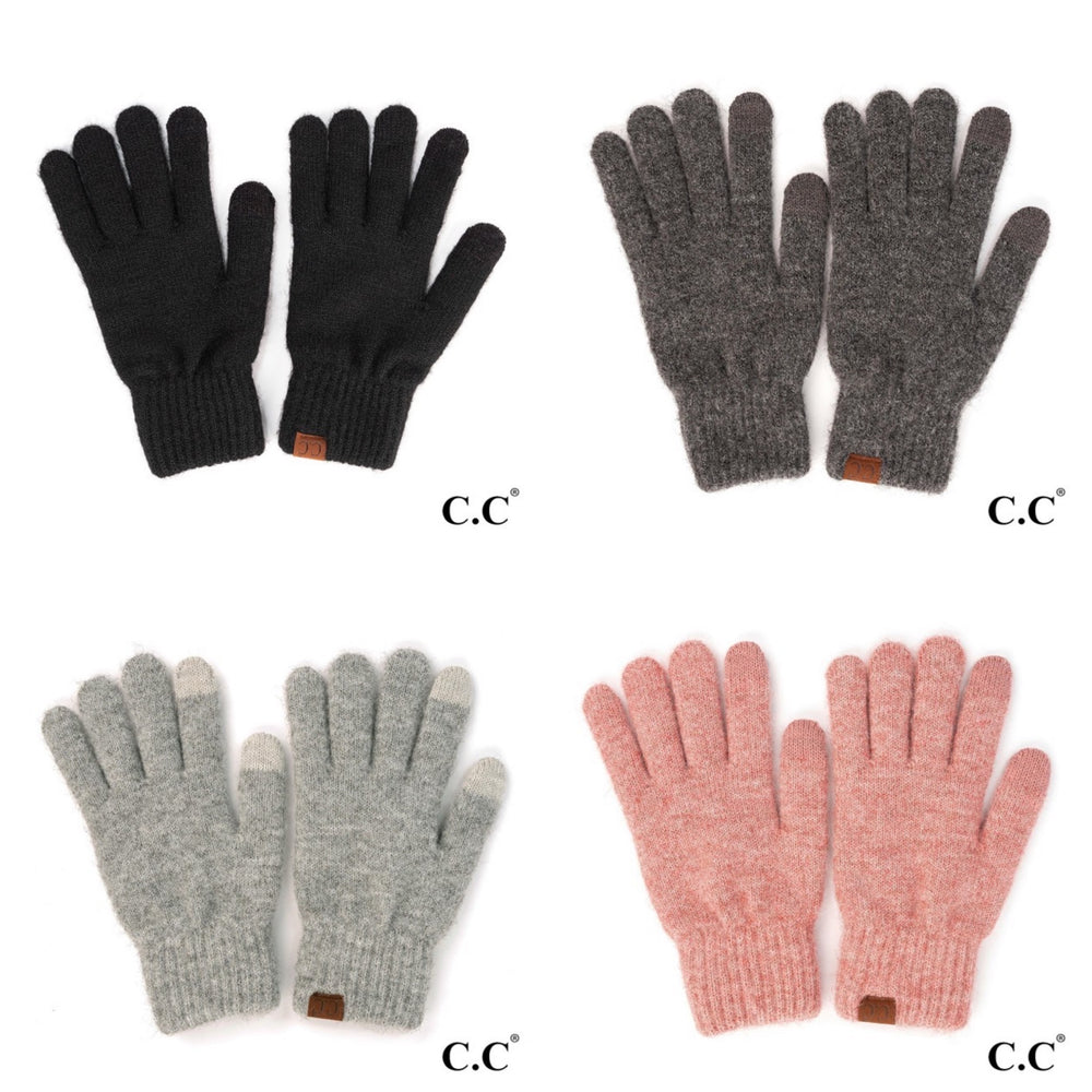 CC Heather Knit Smart Touch Gloves