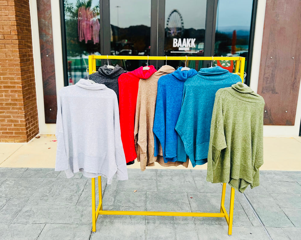 Door Buster ~ Curvy Hacci Turtleneck Sweater