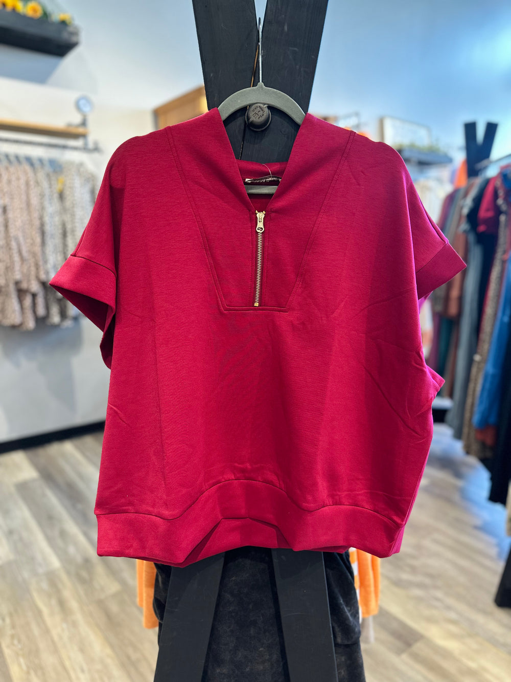 Curvy ~ Scuba Half Zip