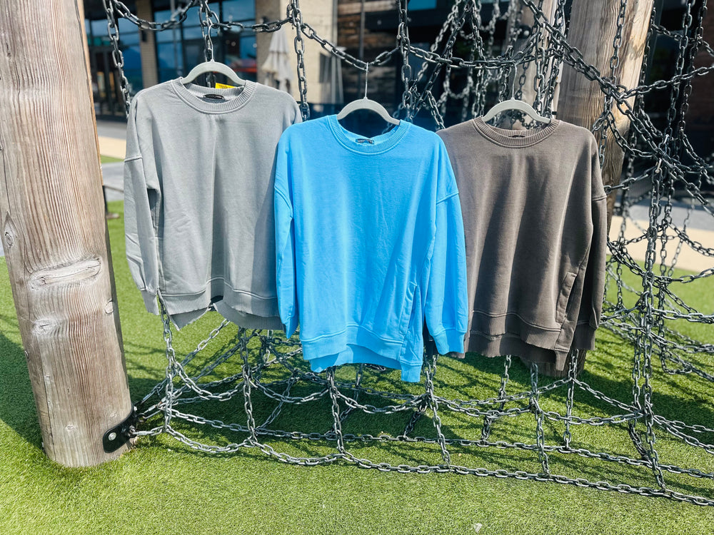 Hi Low Hem Sweatshirt