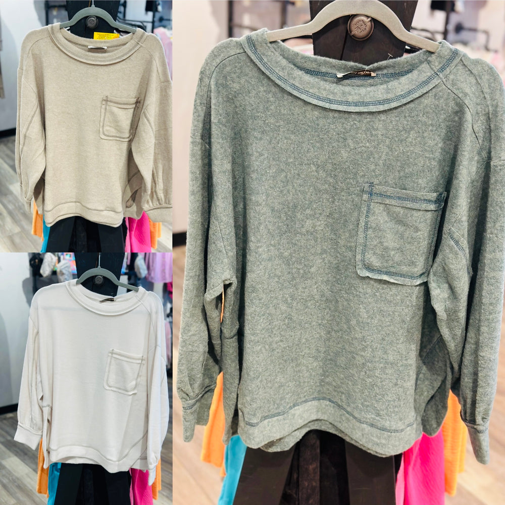 Brushed Hacci Sweater