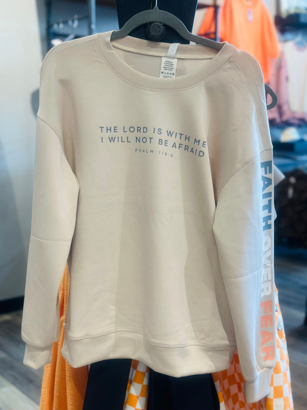 Faith Over Fear Scuba Sweatshirts