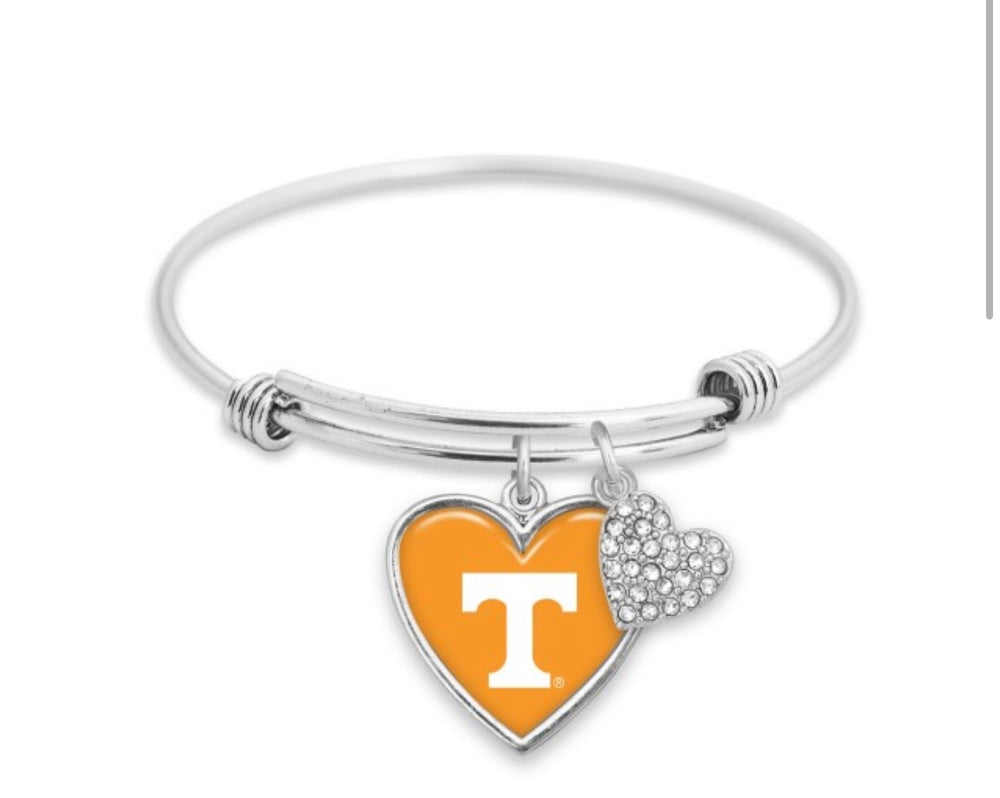 Tennessee Heart Bracelet