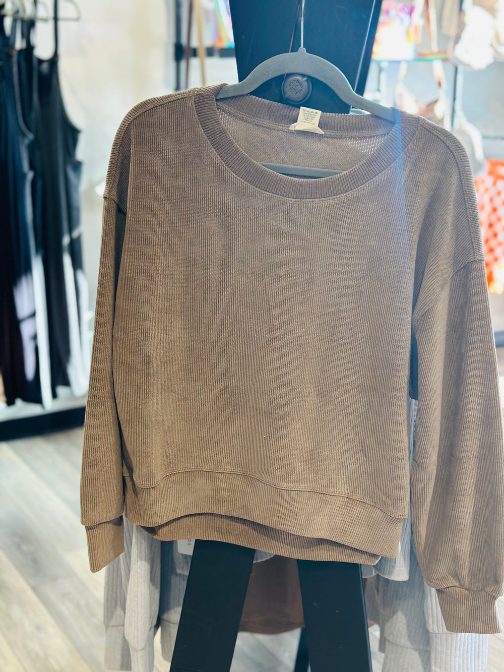 Corduroy Ribbed Top