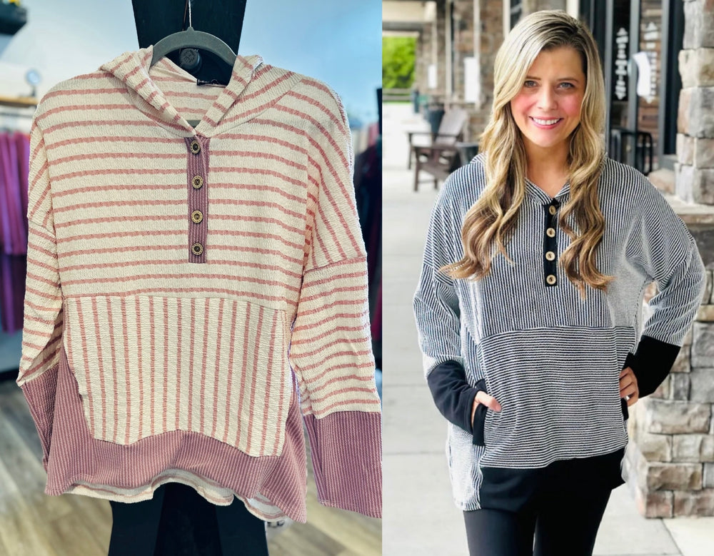 Striped Hoodie