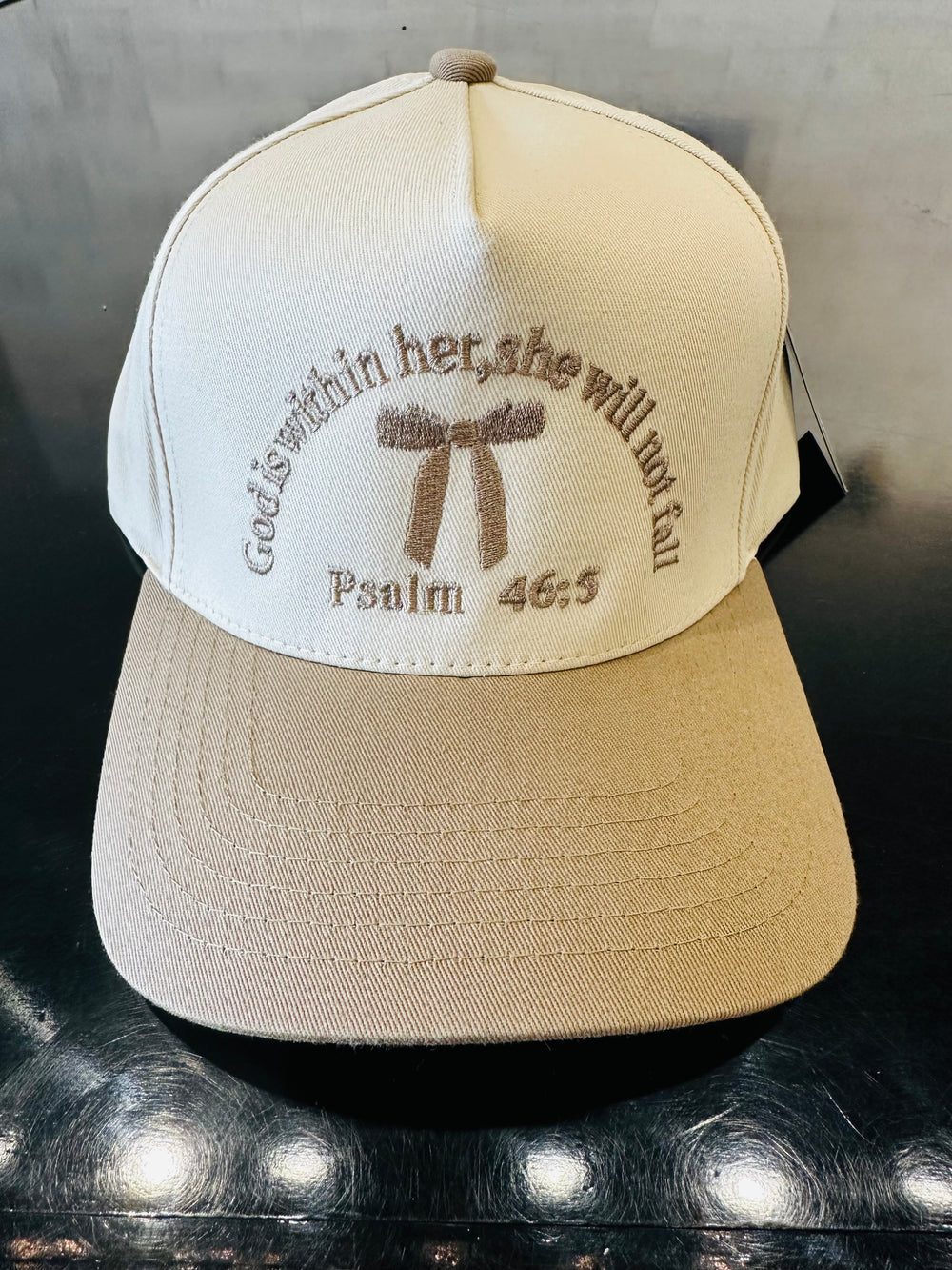 Psalm 46:5 Embroidered Hat
