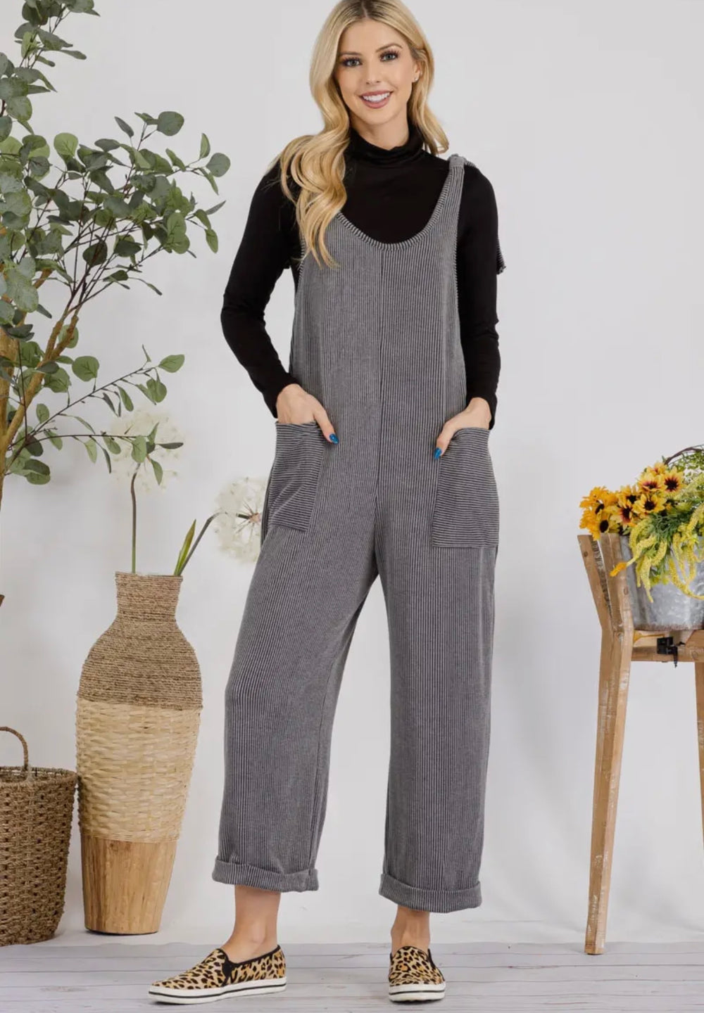 Ribbed Jumpsuit