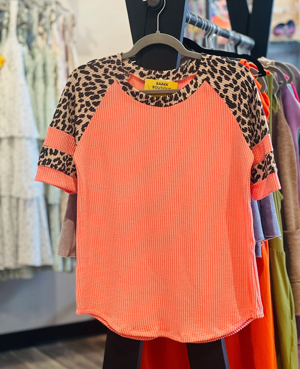 Animal Contrast Top