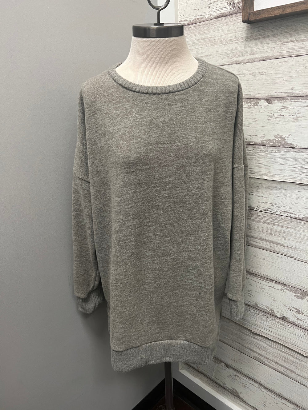 Curvy ~ Solid Brushed Sweater