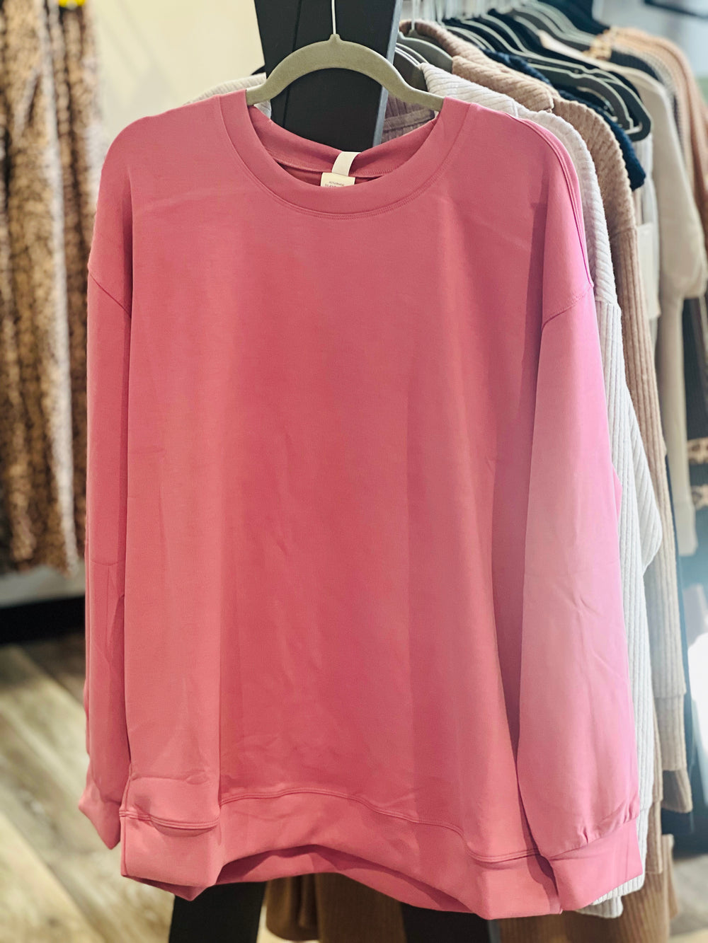 Curvy ~ Modal Fabric Crew