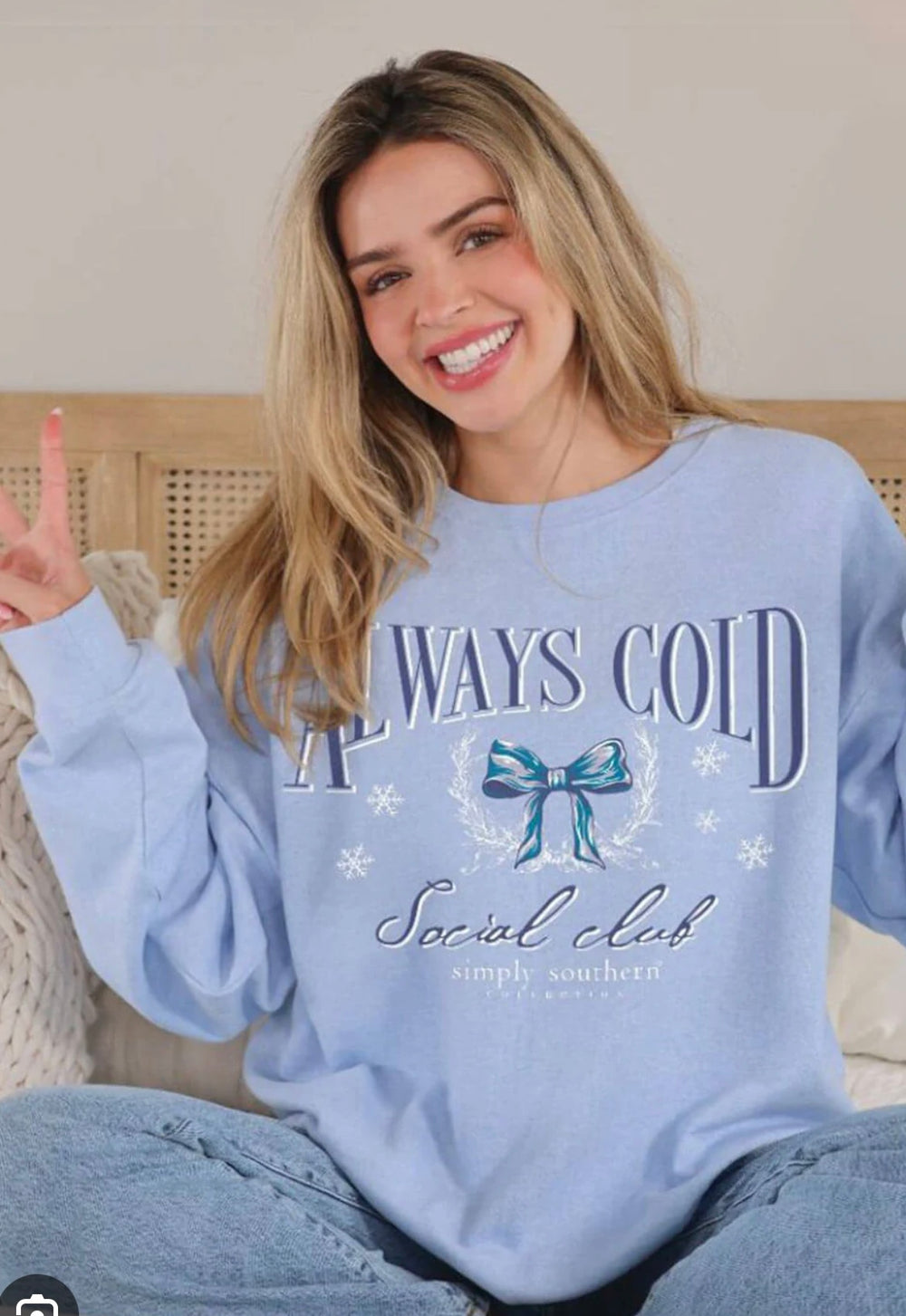 Simply Southern Always Cold Sweatshirt