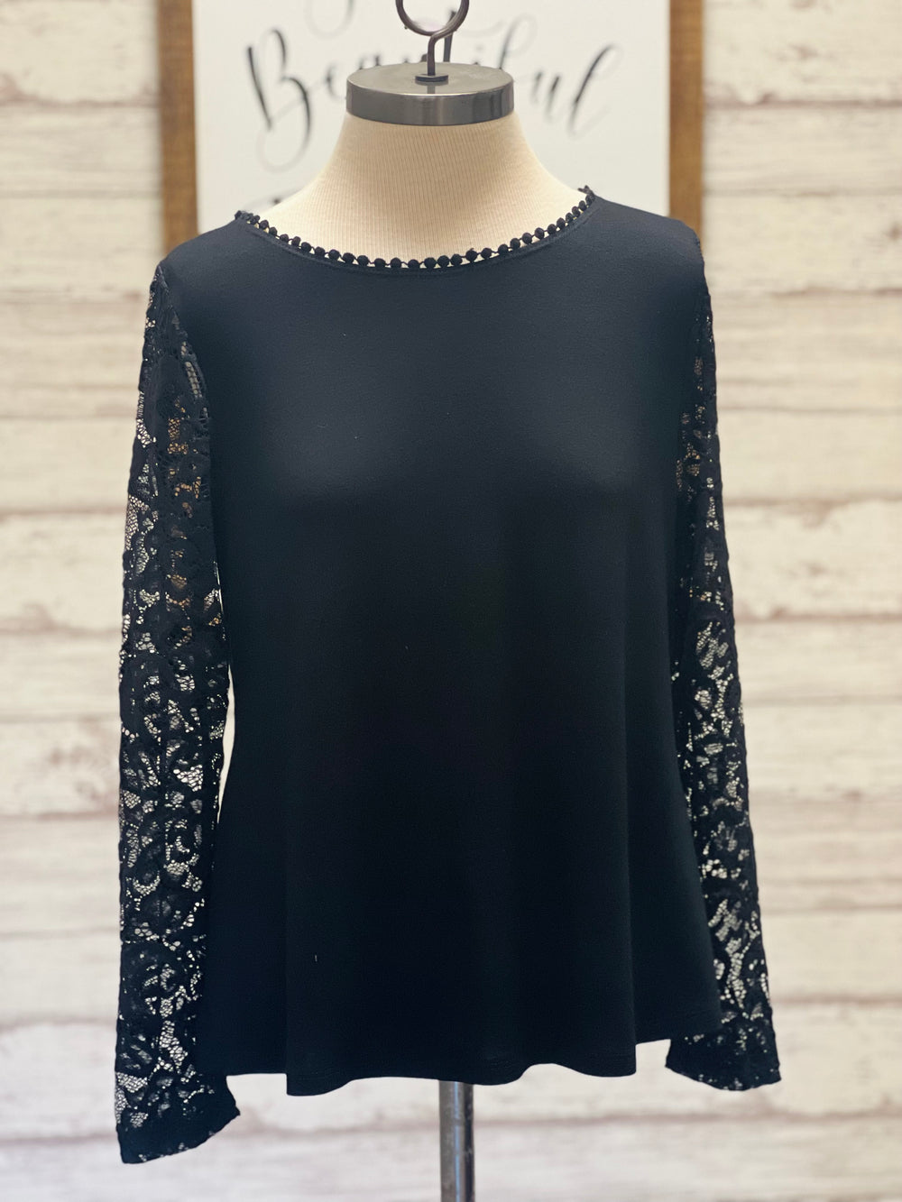 Black Lace Top