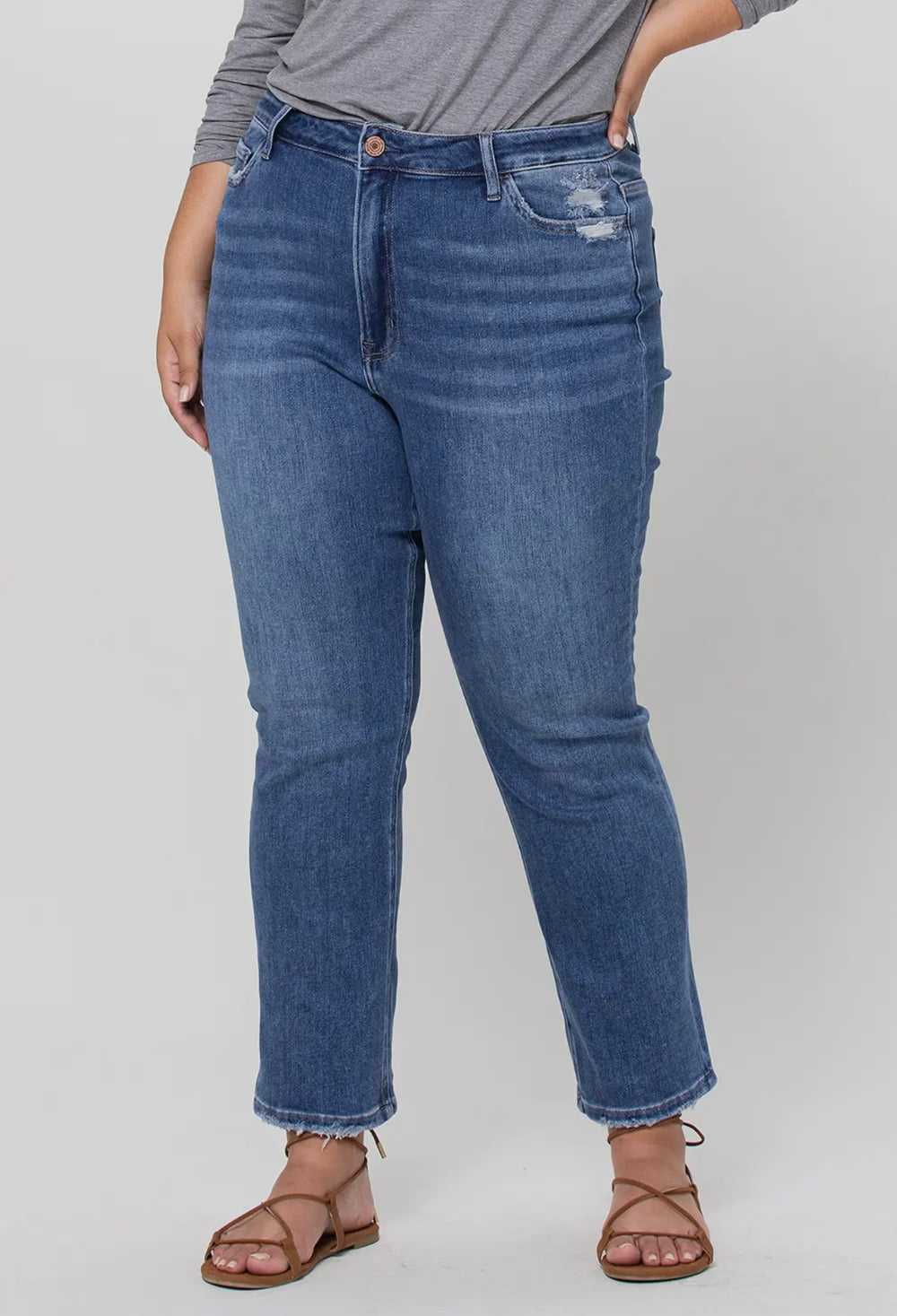 Curvy ~ High Waisted Flying Monkey Jeans