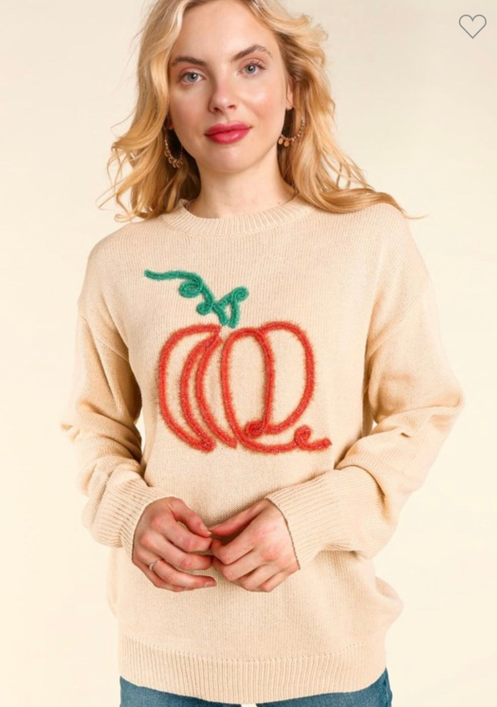 Pumpkin Pullover Sweater