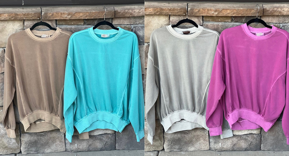 Fleece Pigment Pullover