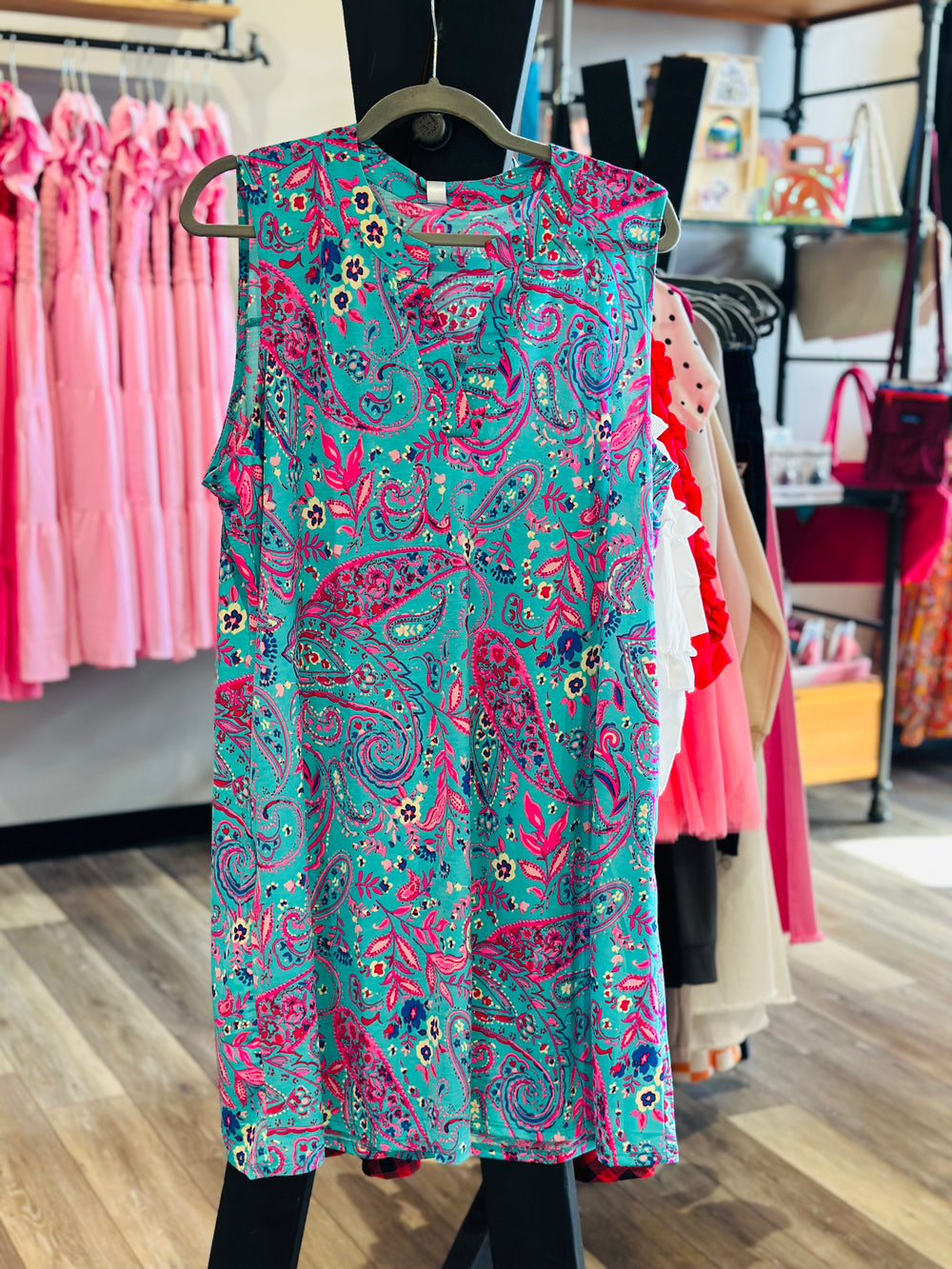 Curvy ~ Emerald Tank Dress