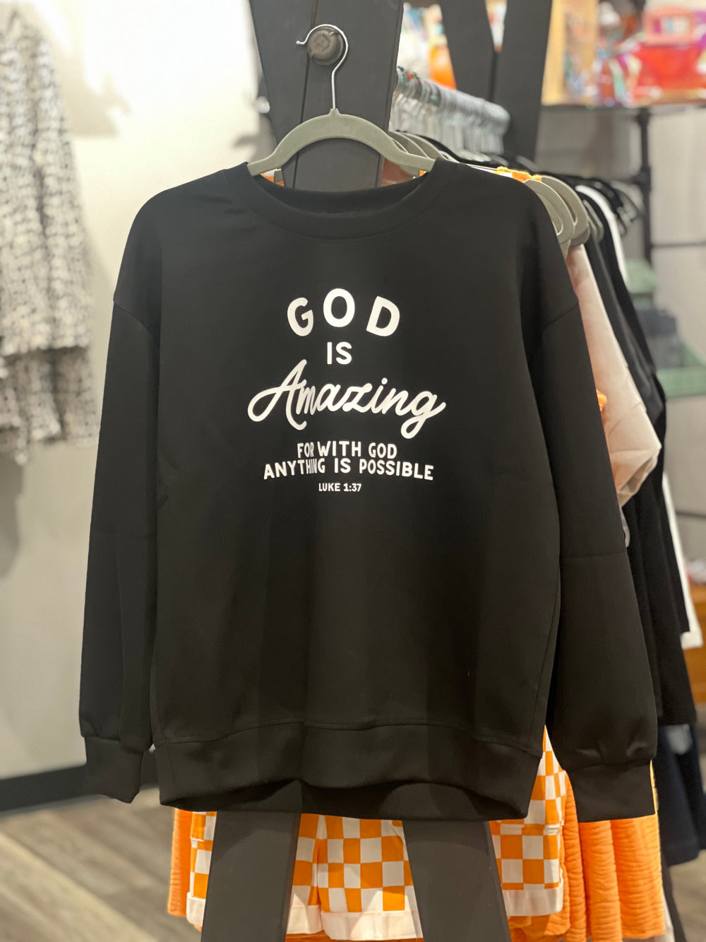 God is Amazing Scuba Sweatshirt