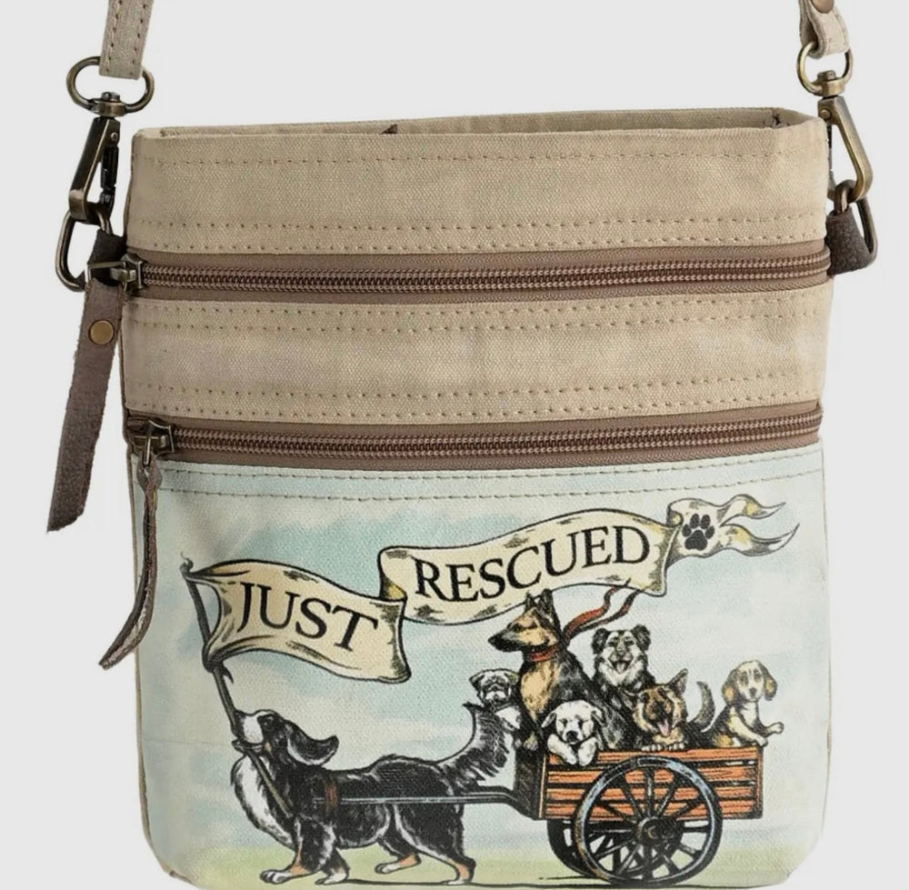 Just Rescued Cross Body Bag